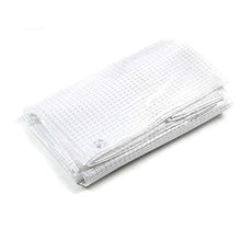 STI Telo Bianco occhiellato Trasparente retinato Antivento antistrappo Anti UV Misura 2,5x4 mt
