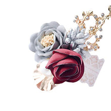 Fgyhty Bracciale Damigella d'Onore Polso Falso Fiore Artificiale del Fiore della Mano Floreale Wristband Donne