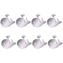 N\C - Clip per tovaglia da esterni, in acciaio inox, per giardino, famiglia, ristorante, bar, feste, 8 pezzi