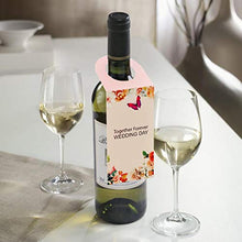 DOITOOL Etichette per Bottiglia da 30 Pezzi Romanzi Decorativi Decorativi Durevoli Pratiche Creative Appesi Cartellini Etichette per Bottiglia per Banchetti di Nozze