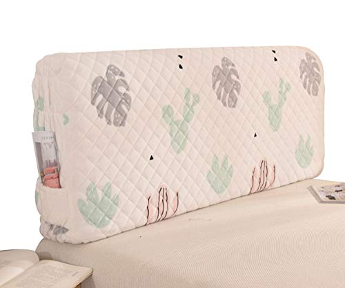 HDGZ Imbottita Elastica Copri Testata Letto Copertura Testata Letto Matrimoniale/Singolo Fodera Elastica Protezione, Protezione Elastica Lavabile (Color : J, Size : 190 * 60cm)