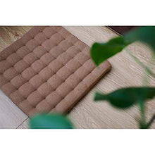 XHNXHN Cuscino del Sedile Giapponese Futon, Imbottitura del Sedile Trapuntato Tappetino Tatami per la casa Cuscini per sedie da Pranzo Imbottiti Traspiranti per la casa-Beige 40x40cm (16x16In)