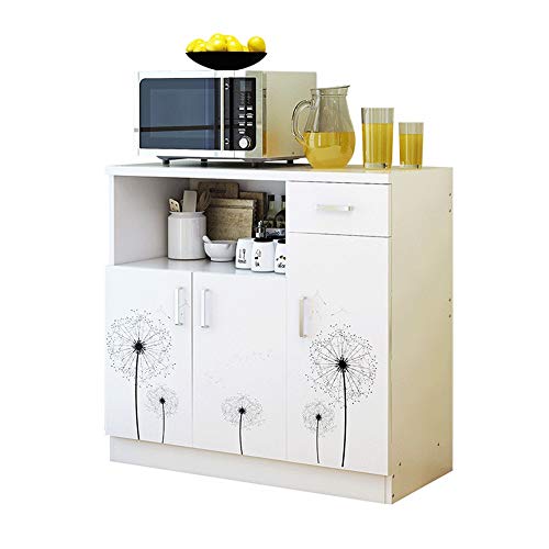 LULUVicky in Piedi Bagagli Petto Credenza Governo di immagazzinaggio Consolle da tavola Organizer Cassetto Bassa Credenza (Color : White1, Size : 90x40x82.4cm)