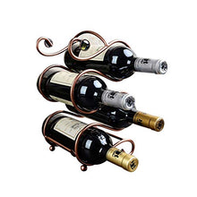 LHQ-HQ Wine Rack, Double S Wine Rack, Creativo Decorazione Wine Rack Mestieri Bronzo