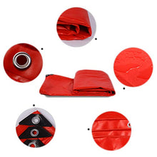 Vele parasole LQ Red Tarpaulin Ispessimento Panno Impermeabile Parasole Parasole PVC Impermeabile Tarpaulin Car Canvas A Prova di umidità Facile da Piegare (Size : 2 * 3m)