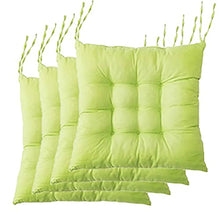 eewopjkj Cuscino del Sedile per Sedia Set di 4 Cuscino per Sedia Imbottito Morbido in Cotone Tatami Edizione Processo del Sedile Pavimento per Ufficio Balcone Giardino Cuscino per Auto Cuscino per s