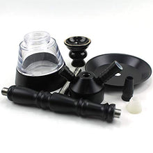 GSYH Lega di Alluminio Narghilè, 43cm Arabo Shisha Bar Fumo Tubo di Acqua per Il Partito Family Dining,Nero