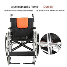 Carrozzine Semoventi, Trolley Portatile da Viaggio in Lega di Alluminio, Pieghevole Leggero con Freno A Mano Multifunzione Disabili Old Man Scooter Senior/Disabili Trolley Scooter A