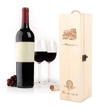 Omabeta Custodia per Vino retrò in Legno Naturale per Gli Amanti del Vino per Hotel