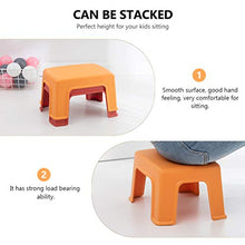 WINOMO Sgabello in Plastica per Uso Domestico Sgabello per Uso Domestico Addensare Soggiorno Cambiare Scarpa Panca Bagno Antiscivolo Bambino Sgabello per Ufficio a Casa Scuola Materna