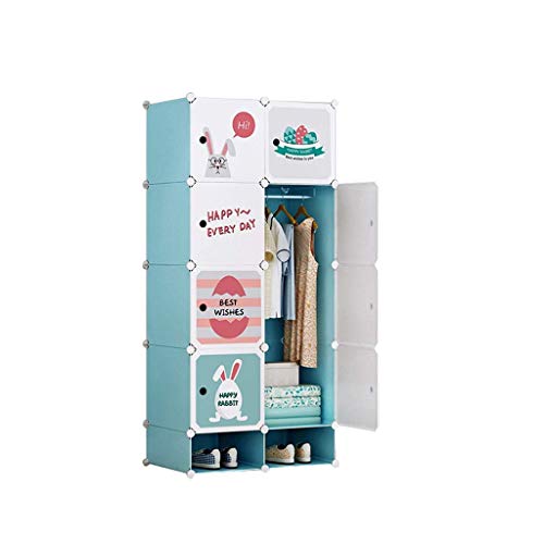 Cassapanche GGJIN Moderno Semplice Economico Piastra Armadio for Bambini dell'Assemblea plastica Piccola Camera da Letto