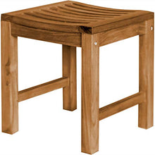 Sgabello Ferrara Teak in legno massiccio
