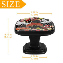 Granchio giapponese 4 PCS Pomelli per Porta, Pomolo per Mobile, Pomelli per Mobili con Viti, Maniglia per Armadietto, Pomelli per Porta, Pomelli per Cassetti per Porta, Armadio, Cassetto e Credenza