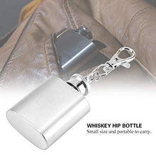 Rockyin Key Chain Bottiglia Tasca Bottiglia di Vino Portatile dell'Acciaio Inossidabile 1 oz Whisky liquore