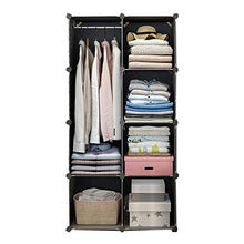 ZWYSL Appendiabiti Portatile Cabina Armadio Componibile Scarpiera Componibile Facile da Assemblare Organizer per Riporre I Vestiti Assemblaggio Senza Porta (Size : 75X41X147cm)