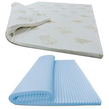 Baldiflex Topper Correttore Materasso Matrimoniale in Memory Foam Fresh Wave, Fodera in Aloe Vera Sfoderabile, Fresco, Traspirante, ergonomico, antiacaro, 160 x 190 cm h 6 cm