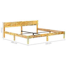 SKM Giroletto in Legno Massello di Recupero 200x200 cm