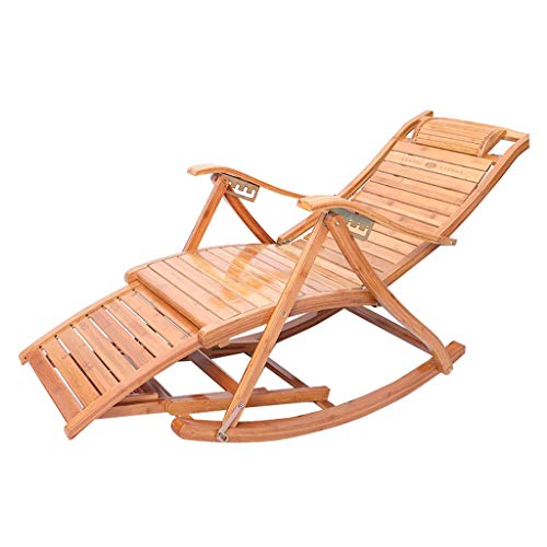 Sedia a dondolo reclinabile Poltrona per giardino Balcone Soggiorno Patio esterno Sedia relax confortevole Lettini prendisole Reclinabili Sedie a sdraio pieghevoli reclinabili Resistente alle intemper