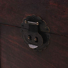 BIGTO, Baule Vintage in Legno per Camera da Letto, Armadio, Organizer per la casa, Collezione di mobili, 66 x 38 x 40 cm