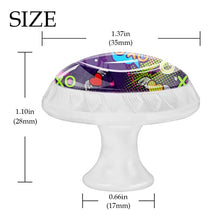4 pcs White Cabinet Knobs for Kitchen Cabinets Bedroom Wardrobe Dresser Drawers Girl and boy Pop sport