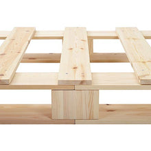 WGYDREAM Letto Base della Rete Solida Letto della Piattaforma della Struttura del Letto Singolo in Legno Massello con Robusto Supporto A Doghe, Legno Naturale, 90 * 200 Cm