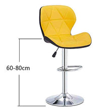 Zhangmeiren Sgabello Alto for Sgabelli da Bar, Seggiolone, Sedia da Bar Creativa (Color : Yellow)