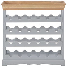 vidaXL Mobile Portavini Design Elegante Senza Tempo Spazioso Funzionale Resistente Solido Cantinetta Portabottiglie MobileBianco in MDF