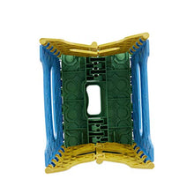 WOVELOT - Sgabello Pieghevole, 22 x 17 x 18 cm, in plastica, Pieghevole, Fino a 150 kg