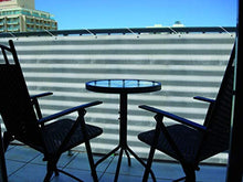 Deco4Me - Telo di copertura per balcone, 90 x 500 cm, protezione da vento, copertura per balcone, recinzione in HDPE