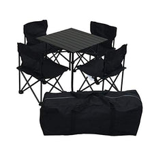 RUIMA Auto-Guida Tour Ultra Leggero Combinazione Sedile Picnic Set Barbecue, Facile da Piegare, Viaggio conveniente, Tessuto Oxford 600D Resistente allo Strappo, Resistente, Esterno Pieghevole Tavolo
