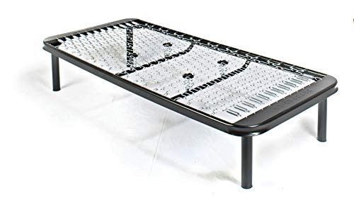 RETE LETTO A MOLLE SINGOLO UNA PIAZZA RETI LETTI FERRO CM 80 X 190 PIEDI CM 30