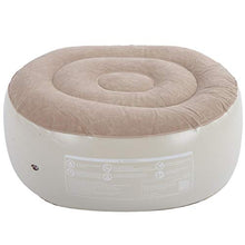 Sgabello Gonfiabile, Sedia Gonfiabile e Poggiapiedi Sedia Portatile Cusion Soft Air per Esterno, Interno, Lavoro, Riposo
