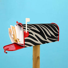 Classic Elegance Black And Tan Zebra Print Unique Designed Magnetic Mail Box Copre Postale Box Cover per Giardino Cantiere Decor Dimensioni Standard 51x48 Pollici