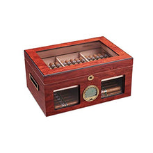 ZLMMY Legno di Cedro Cigar Humidor Idratante Box Gabinetto di Grande capienza Fit 100 Double Layer Cigar Humidor Scatola