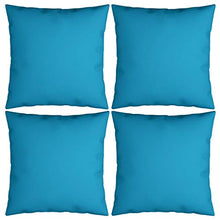 Buyounger Cuscini Decorativi 4 pz Blu 40x40 cm in Tessuto