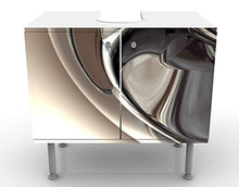 Apalis Design Vanity Lucido 60 x 55 x 35 cm, Piccolo, Largo 60 cm, Regolabile, lavandino, lavabo, Rubinetto per lavabo da Bagno, Armadio, unità di Base, Bagno, Narrow, Flat