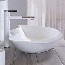 Bacino Nordico della Luna sopra Il lavabo di contatore Lavabo di Ceramica del Bacino di Arte del lavabo del Bacino del contatore Lavabi