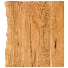 vidaXL Legno Massello di Acacia Piano per Lavabo Bagno Ripiano per Lavello Rustico Mensola per Lavandino Accessori per Bagno 80x55x3,8 cm