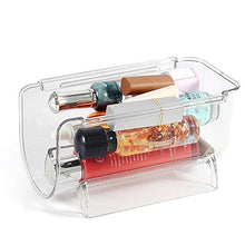 Banane 6 X Portabottiglie – Portabottiglie impilabile in cristallo trasparente per bottiglie di vino rack per piani di lavoro, 20 X 12 X 10 cm
