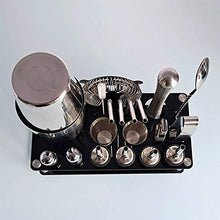 Wenzhihua Set di Miscelazione per Cocktail Kit Barista 20 Pezzi Boston Cocktail Shaker Set Supporto Acrilico per Bevande Miste Attrezzi da Bar Martini Bar Acciaio InossidabileStrumento A Barre