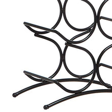 Amazon Basics - Portabottiglie di vino, per 12 bottiglie, nero