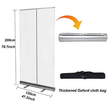 Portatile Protezione per Starnuti da Terra, Trasparente PVC Pannello Separatore in Piedi con Borsa in Stoffa Oxford e Facile da Installare per Barbiere Palestra Palestra