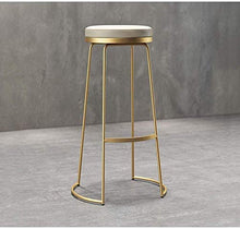 WZX Sgabelli da bancone da Cucina Sedia da Bar per casa Sgabello da Bar con Struttura in Metallo Sedile in PU Sedia da Colazione Seggiolone 45 cm / 46 cm / 47 cm Sedia Sgabello da Cucina Semplice