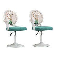 Poltrone Nubao Bar Chair/Chair Bar/Rotating/Sollevamento/Back Chair/Nail/Bellezza/Bar Sedia/High Bar Stool / (Alto 41-55cm / profondità Seduta 47 Centimetri / 45 Centimetri di Base/v