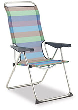 Eredu 850/TX – Sedia Sdraio in 5 Posizioni con Schienale anatomico Alluminio 65 x 63 x 112 cm