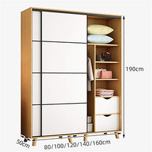 Abiti Armadio Armadio Home Bedroom Piccolo Appartamento Modern Semplice Semplice Camera Affitto Camera Porta Scorrevole Armadio per Bambini Decorazione Elegante