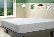 Savel, Proteggi Materasso in Spugna 100% Cotone, Impermeabile con Trattamento all’Aloe Vera. Matrimoniale XXL (180x200cm)