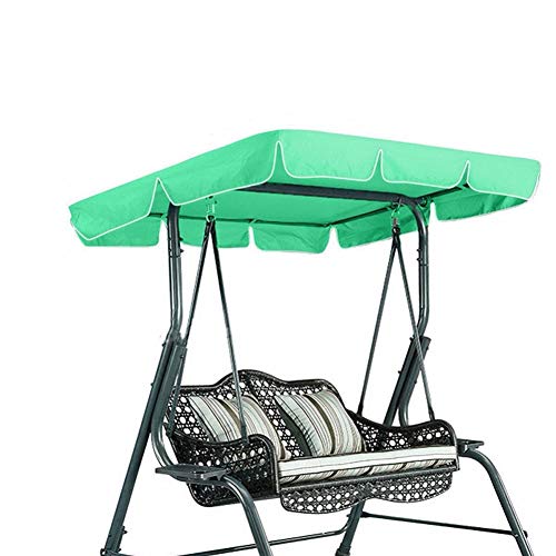 ZXD Dondolo Coperti da Giardino Mobili da Giardino Copertura Antipolvere Balcone Parasole Impermeabile Easy Clean Tessuto da Patio del Giardino (Color : Green)