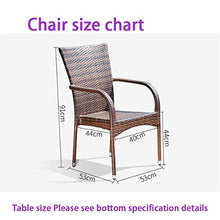 HLZY Tavolo in Vimini in Rattan mobili in Patio e Set s Mobili da Giardino in Rattan Set Patio mobili da Giardino mobili per mobili da Giardino con Conversazione tavolino
