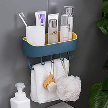 DXBFZGZ Portaoggetti da bagno appeso a parete bagno lavaggio gratuito punzonatura pasta ventosa cucina vanity wall storage box